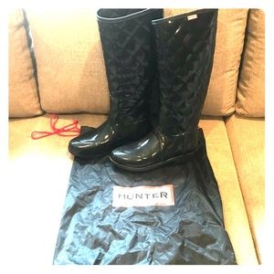 Hunter Quilted rain boots
